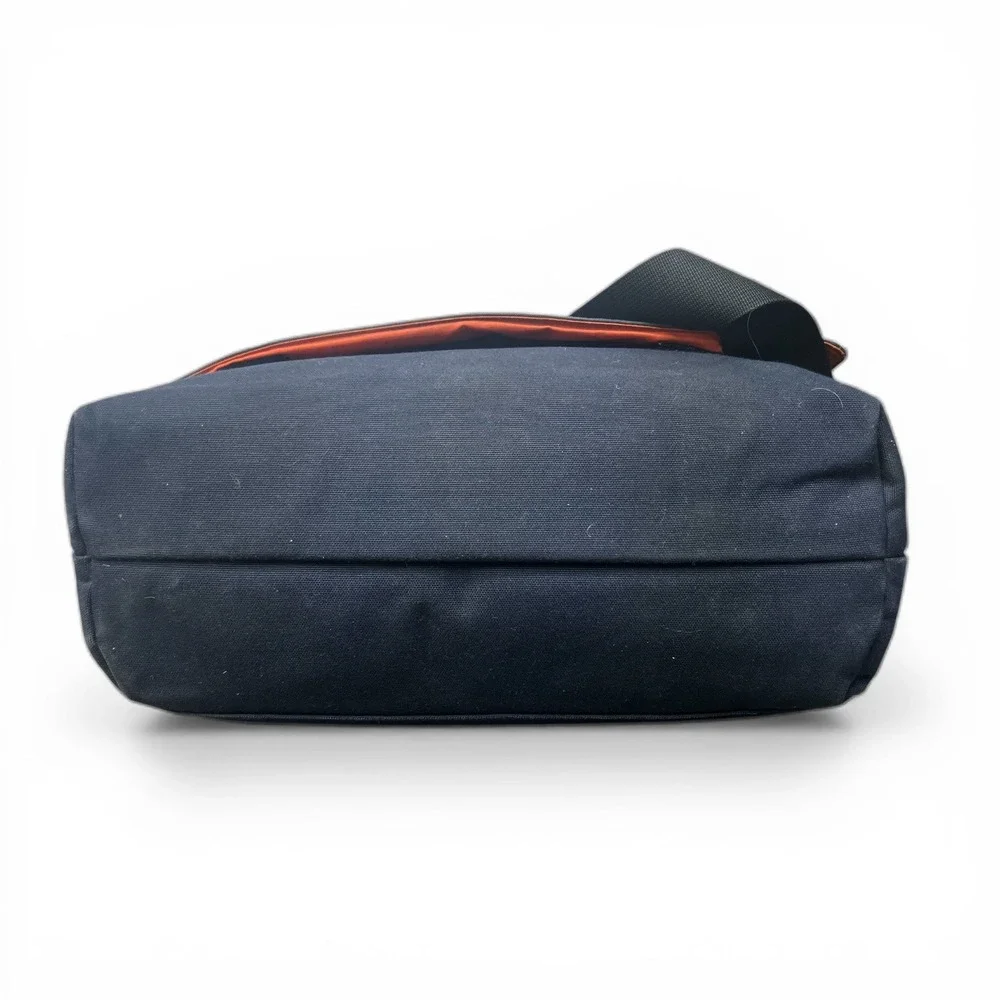 Jack Spade Greene St‎ Messenger Bag Navy Blue Canvas Laptop Commuter Bag